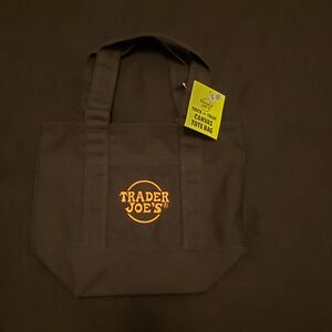 Trader Joe's mini canvas tote bag